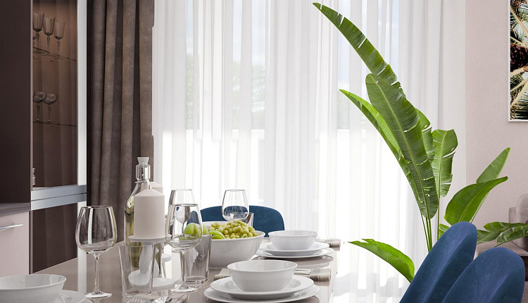 Проект кухни-гостиной TROPICAL COCKTAIL